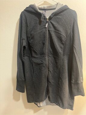 Mondetta Black Hooded Utility Jacket - Full Zip